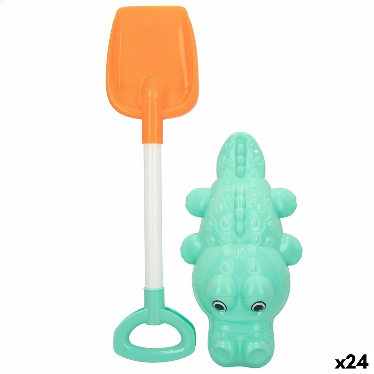 Strandspielzeuge-Set Colorbaby 2 Stücke Krokodil Schaufel Polypropylen (24 Stück) von Colorbaby