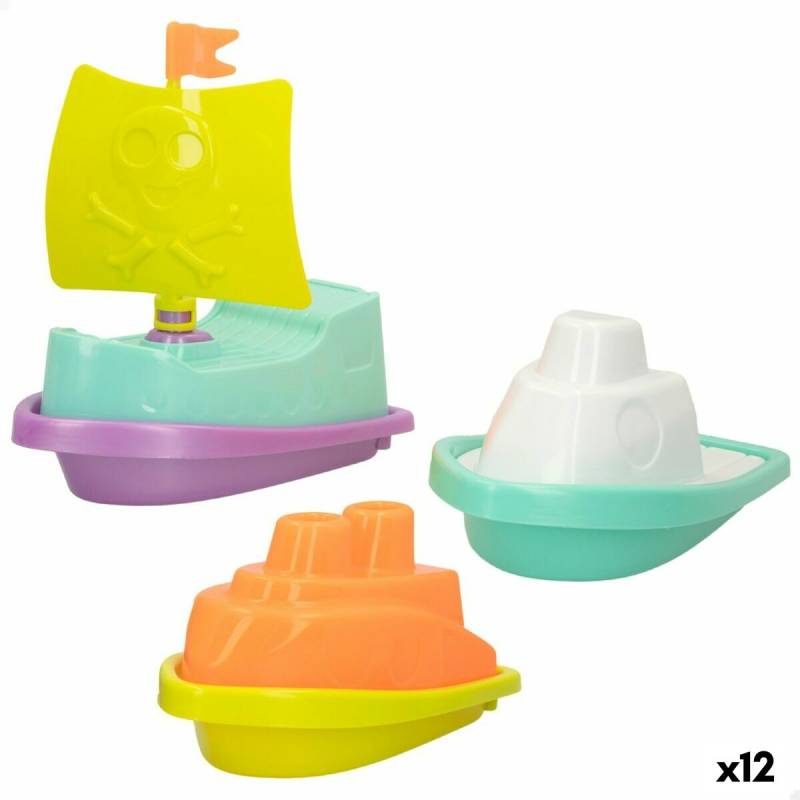 Strandspielzeuge-Set Colorbaby 3 Stücke Schiff Polypropylen (12 Stück) von Colorbaby