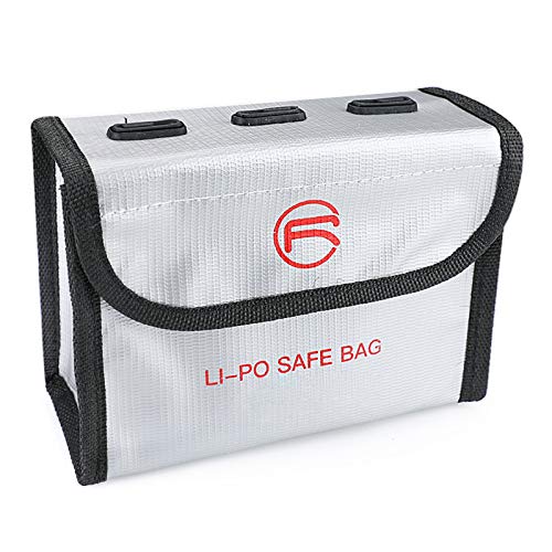 Colorful Für DJI FPV Combo Lipo Guard Liposack Tasche Lipo Safe Bag feuerfest Sicherheitstasche Brandschutztasche Lipotasche feuerfest brandhemmend Safebag (for 3 Batterie) von Colorful Outdoor