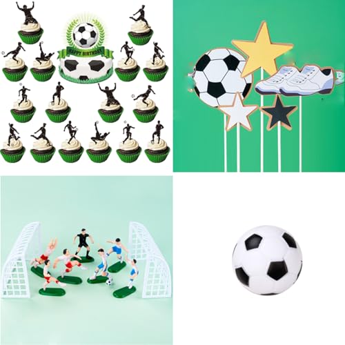 Colorich 10 Stück Tortendeko Fussball Colorich 10 Stück Tortendeko Fussball von Colorich ㅤ
