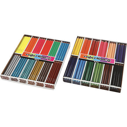 Colortime Buntstifte, Mine 4+5 mm, Sortierte Farben, 288 Stk/ 1 Pck Colortime Buntstifte, Mine 4+5 mm, Sortierte Farben, 288 Stk/ 1 Pck von Colortime