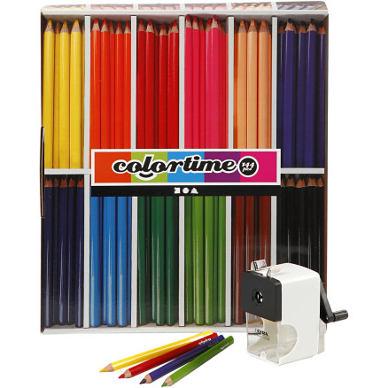 Colortime Buntstifte, Mine 5 mm, Sortierte Farben, 1 Set Colortime Buntstifte, Mine 5 mm, Sortierte Farben, 1 Set von Colortime