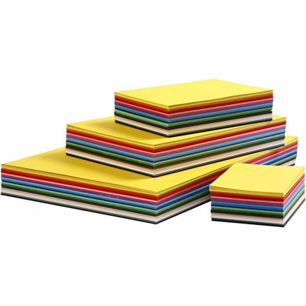 Farbkarton, A2,A3,A4,A5,A6, 180 g, Sortierte Farben, 1800 Bl. sort./ 1 Farbkarton, A2,A3,A4,A5,A6, 180 g, Sortierte Farben, 1800 Bl. sort./ 1 von Colortime