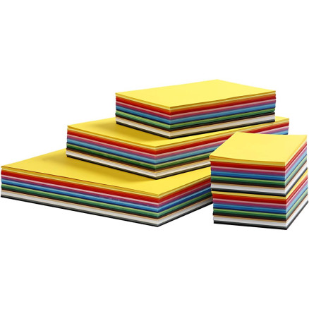 Farbkarton, A3,A4,A5,A6, 180 g, Sortierte Farben, 1500 Bl. sort./ 1 Pc Farbkarton, A3,A4,A5,A6, 180 g, Sortierte Farben, 1500 Bl. sort./ 1 Pc von Colortime