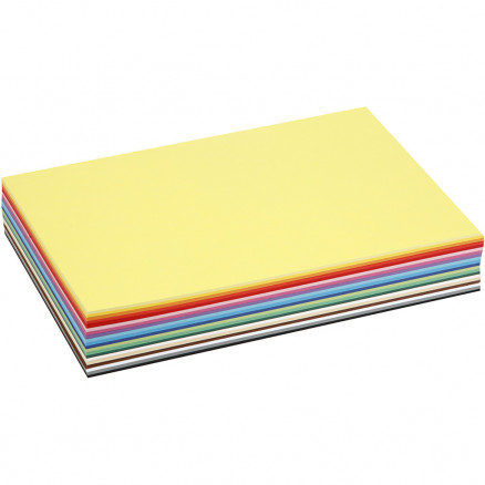 Kreativkarton, A4 210x297 mm, 180 g, Farbenmix, 300 versch. Blätter von Colortime