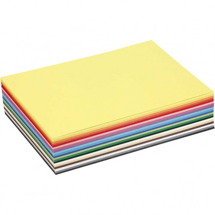 Kreativ-Karton, A5 148x210mm, 180g, 300 Blatt, Farbenmix von Colortime