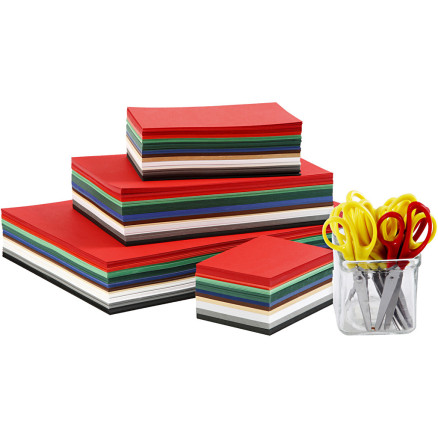 Weihnachtskarten und Scheren - Sortiment, A3,A4,A5,A6, 180 g, Sortiert Weihnachtskarten und Scheren - Sortiment, A3,A4,A5,A6, 180 g, Sortiert von Colortime