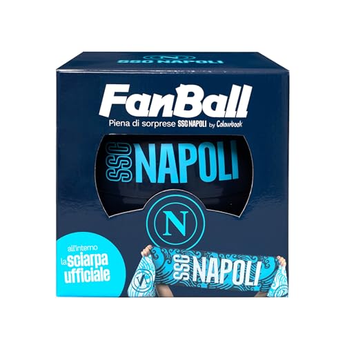 Colourbook Napoli FanBall Box Überraschung, Schreibwaren, offizielles Lizenzprodukt, Marineblau von Colourbook