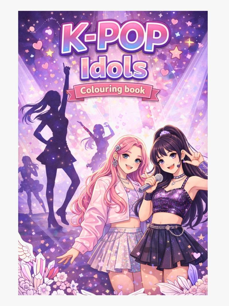 ColoursbyCPH K-POP Idols Malbuch von Colours by CPH