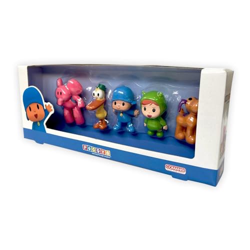 Comansi - Pocoyo Collection Set mit 5 Figuren: Pocoyo, Elly, Ente, Loula Nina von Comansi