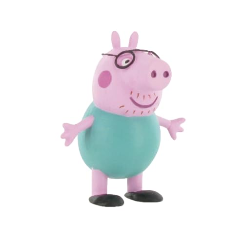 Comansi COMA99682 - Peppa Daddy Pig Minifigur, 6.5 cm von Comansi