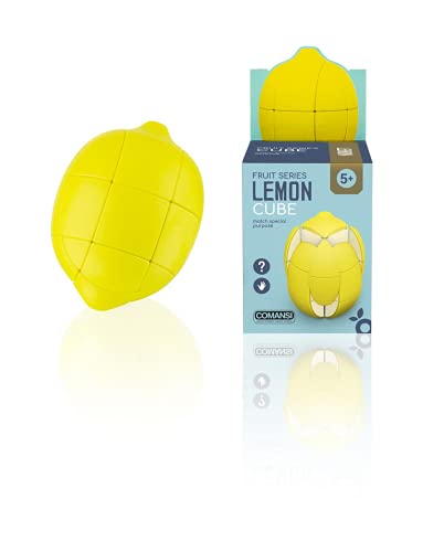 Comansi C18993 Zitronenwürfel Lemon Magic Speed Cube Lernspiel zur Entwicklung von Intelligenz und Geschicklichkeit, Mehrfarbig, 7 x 7 x 10 cm von Comansi