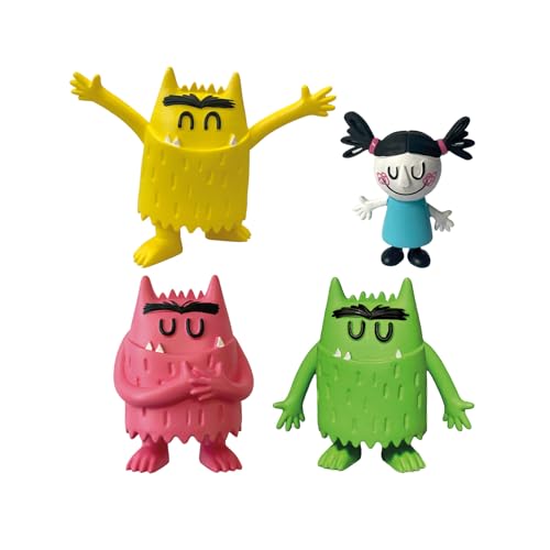 Comansi Set Nuna Kollektion buntes Monster (4 Figuren) von Comansi