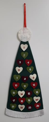 Comarco Sa Adventskalender, Stoff, mehrfarbig, 37 x 88 cm von Comarco Sa