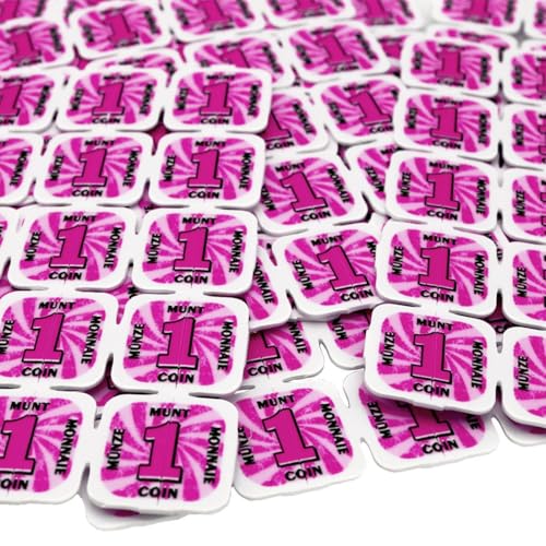 CombiCraft Eventchips BZW. Brechbare Wertmarken Pink - 1000er Packung - Matten mit je 40 Stück - Praktische Währung für Festivals und Veranstaltungen - Flexibel teilbar CombiCraft Eventchips BZW. Brechbare Wertmarken Pink - 1000er Packung - Matten mit je 40 Stück - Praktische Währung für Festivals und Veranstaltungen - Flexibel teilbar von CombiCraft