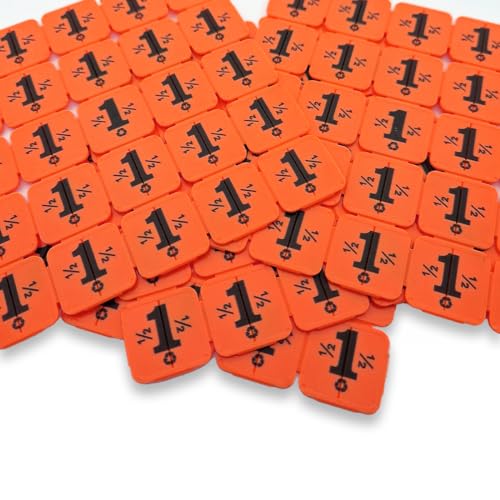 CombiCraft Eventchips bzw. Brechbare Wertmarken aus recyceltem Kunststof Orange -10.000 Stück von CombiCraft