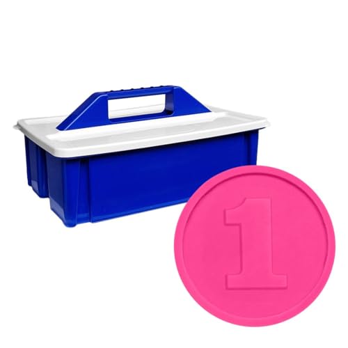 CombiCraft Wertmarken-Chips mit Reliefprägung „1“ in Neonpink – 2.000 Stück inklusiv Aufbewahrunskiste CombiCraft Wertmarken-Chips mit Reliefprägung „1“ in Neonpink – 2.000 Stück inklusiv Aufbewahrunskiste von CombiCraft