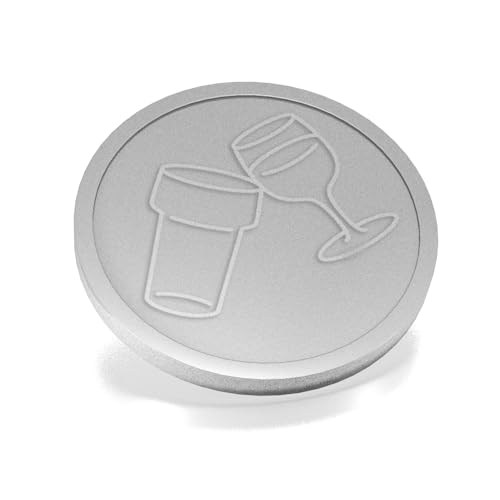 Combicraft de Bière et de conconconconcomATION Vin MONNAIE Argent, DIAMATRE 29 MM, Verpackung OU 250 PIèCES, PIèCES D'ÉVÉGINGS Pour Les Festivals et Les Fêtes, Méthode de Paiement Pratique Pour Les ' von CombiCraft