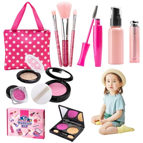 12pcs Kleinkind -Make -up -Kit, Trep Play Kids Make -up beinhaltet Accessoires Play mit Wave Point Storage Bag für Kinder im Alter von 3+ Geburtstag, Kit 12pcs Kleinkind -Make -up -Kit, Trep Play Kids Make -up beinhaltet Accessoires Play mit Wave Point Storage Bag für Kinder im Alter von 3+ Geburtstag, Kit von Comebachome