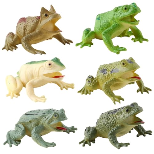 6pcs Froschspielzeug, realistische Froschfiguren kleines farbenfrohes Harz -Action -Model -Wissenschaftsprojekt für Kinderlernen, Geburtstag, Kuchen -Topper 6pcs Froschspielzeug, realistische Froschfiguren kleines farbenfrohes Harz -Action -Model -Wissenschaftsprojekt für Kinderlernen, Geburtstag, Kuchen -Topper von Comebachome