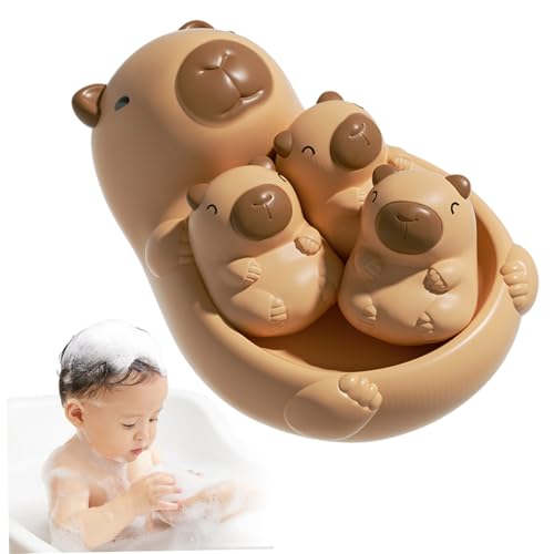 Badspielzeug, süße Mutter Capybara und 3 Baby Capybara, weiche Vinyl -schwimmende Poolspielzeug für Kleinkinder Waschen, schwimmender Pool Badspielzeug, süße Mutter Capybara und 3 Baby Capybara, weiche Vinyl -schwimmende Poolspielzeug für Kleinkinder Waschen, schwimmender Pool von Comebachome