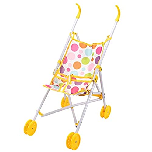 Comebachome Babypuppen Kinderwagen, 24x47x53cm Bunte Kreise gedruckte Babypuppen -Kinderwagenspielzeug, Faltbare Spielzeug Kinderwagen für Mädchen vorstellen, Geburtstag Weihnachten zu Spielen Comebachome Babypuppen Kinderwagen, 24x47x53cm Bunte Kreise gedruckte Babypuppen -Kinderwagenspielzeug, Faltbare Spielzeug Kinderwagen für Mädchen vorstellen, Geburtstag Weihnachten zu Spielen von Comebachome
