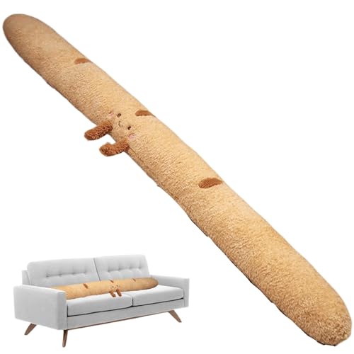 Comebachome Brotkissen süßer Plüsch 47 Langes Essen Plüsch weicher Cartoon Körperkissen zum schlafenden umarmenden dekorativen Reißverschluss Waschkörper Kissen für Bett, Couch, Brotkissen, lang Comebachome Brotkissen süßer Plüsch 47 Langes Essen Plüsch weicher Cartoon Körperkissen zum schlafenden umarmenden dekorativen Reißverschluss Waschkörper Kissen für Bett, Couch, Brotkissen, lang von Comebachome