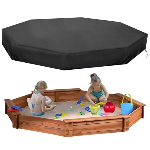 Comebachome Sandkastenabdeckung, 84x78x9in wasserdichtes Oxford -Stoff -Oktagon -Sandbox -Abdeckungen mit Kordel, staubdichtem winddichtem Ersatz Sandkastenabdeckung Comebachome Sandkastenabdeckung, 84x78x9in wasserdichtes Oxford -Stoff -Oktagon -Sandbox -Abdeckungen mit Kordel, staubdichtem winddichtem Ersatz Sandkastenabdeckung von Comebachome