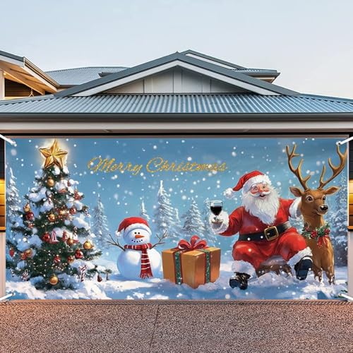 Comebachome Weihnachtsgarage -Tür -Tür Banner 7x16 ft Frohe Weihnachten Garagentür Cover verblassen. Comebachome Weihnachtsgarage -Tür -Tür Banner 7x16 ft Frohe Weihnachten Garagentür Cover verblassen. von Comebachome
