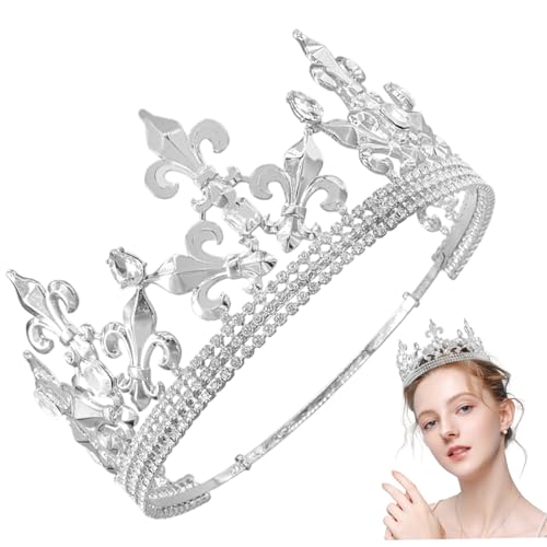 King Crown Elegante Strass -Cosplay -Cosplay verstellbare Silberking -Kronen für Kinder Erwachsene Leichtes Lizenzgebrauch für Hochzeits Geburtstagsfotografie, Kronen King Crown Elegante Strass -Cosplay -Cosplay verstellbare Silberking -Kronen für Kinder Erwachsene Leichtes Lizenzgebrauch für Hochzeits Geburtstagsfotografie, Kronen von Comebachome