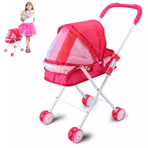 Puppenwagen Babypuppen Kinderwagen Faltener Kinderwagen mit abnehmbarem Waschwagen für Mädchen, so tun Sie Sich, Style 1, Style 1 Puppenwagen Babypuppen Kinderwagen Faltener Kinderwagen mit abnehmbarem Waschwagen für Mädchen, so tun Sie Sich, Style 1, Style 1 von Comebachome