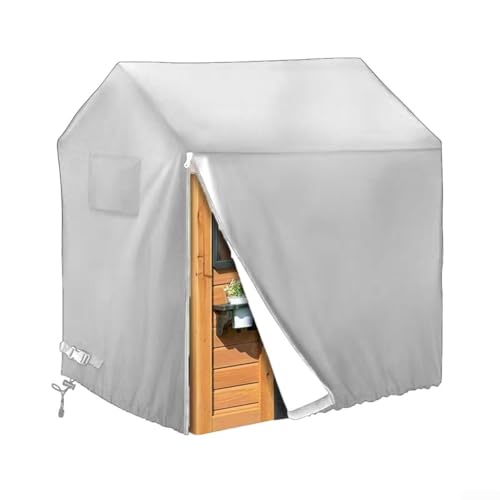 ComfyHarbor Outdoor-Spielhaus-Schutzhülle für Kinder, Oxford-Gewebe, UV-beständig, wasserdicht, Spielhaus-Abdeckung mit seitlichem Reißverschluss-Design (145 x 145 x 160 cm) von ComfyHarbor