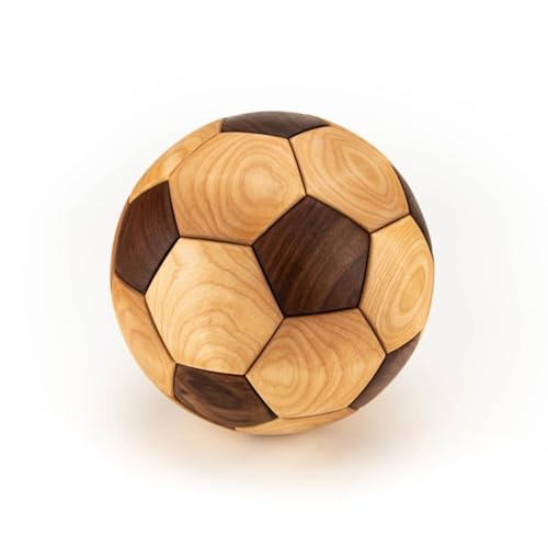 3D-Holz-Fußball-Puzzles (Teak), DIY-Handwerkermodelle, Weltmeisterschaftskommemorative Sammelgeschenke, Luxuriöse Wohnzimmer- und Schreibtischdekorationen (Buche und Schwarze nüsse) von CommSin