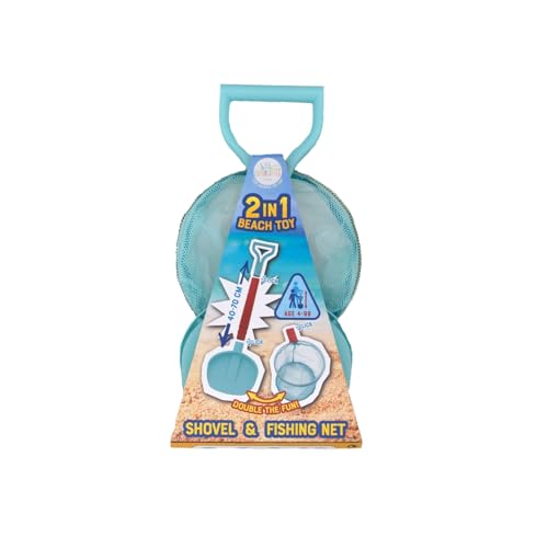 2 in 1 Beach Toy, Schaufel + Fischernetz (10001) von Compactoys