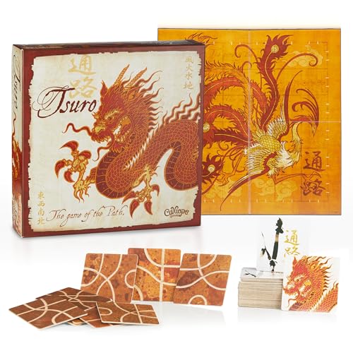 Compound Fun Games CLP020 Tsuro, The Game of the Path - Multilingual - GB, DE, Fr, SP, IT, FR, PT von Calliope