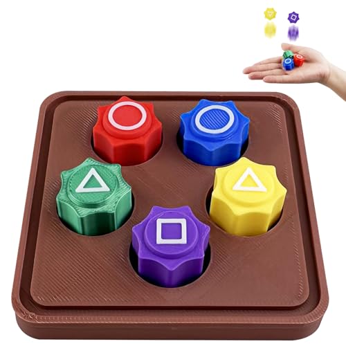 Comzantor Gonggi Spiel, Squid Game Würfel, Koreanische Spiele, Traditionelles Koreanisches Spielspiel, Koreanische Spiele Gonggi, Gonggi Koreanisches Spiel für Kinder, Erwachsene, Familienaktivität von Comzantor