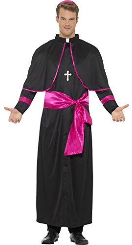 Confettery - Priester Kostüm mit Farbhighlight für Männer, L, Mehrfarbig von Confettery
