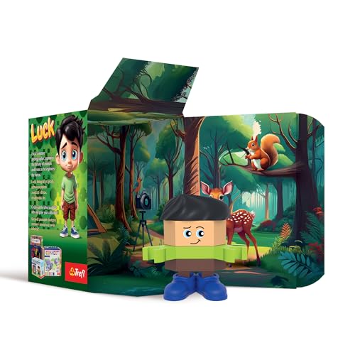 Connect Trefl Squad Blocks: Luck Figur – 5 Blöcke in verschiedenen Formen, kreatives Spielzeug für Erwachsene und Kinder ab 4 Jahren von Connect