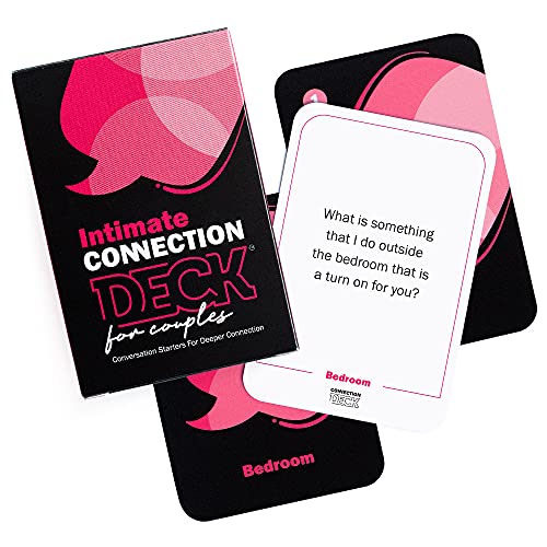 Connection Deck Kartenspiel für Paare, Fragen verbinden und enthüllen, um eine tiefere Beziehung zu entfachen, perfekt für Jahrestag, Date-Nacht und mehr (100 Karten) von Connection Deck