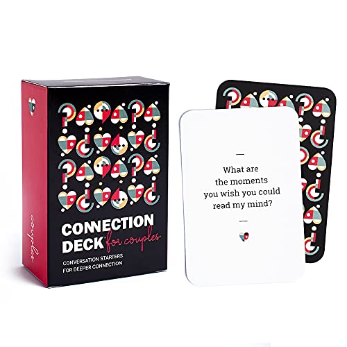 Connection Deck Pärchenspiele Erwachsene Kartenspiele - Lustige, nachdenkliche Fragenspiele für Paare Neu & Alt zu entzünden Kommunikation - Party passend & spielbar mit mehreren Paaren (100 Karten) Connection Deck Pärchenspiele Erwachsene Kartenspiele - Lustige, nachdenkliche Fragenspiele für Paare Neu & Alt zu entzünden Kommunikation - Party passend & spielbar mit mehreren Paaren (100 Karten) von Connection Deck
