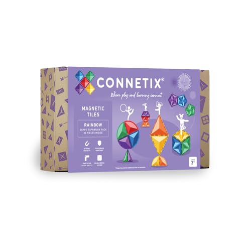 CONNETIX Rainbow Shape Expansion Pack, 36 Teile von Connetix