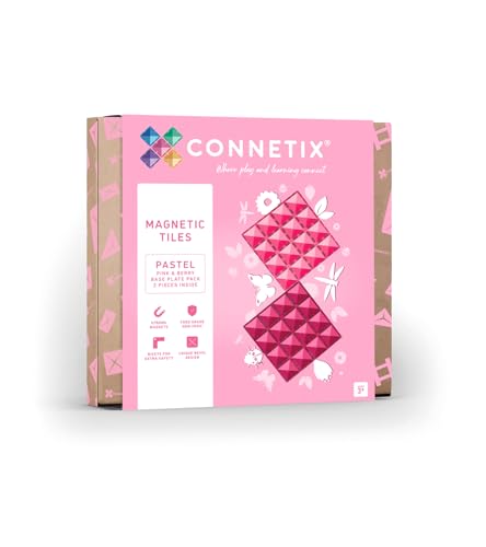 Connetix Basisteller, Pastellrosa und Beeren, 2 Stück von Connetix