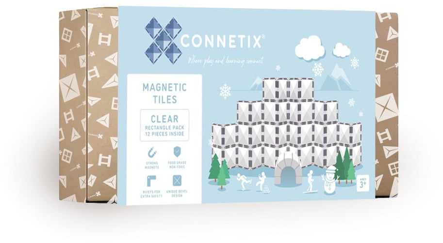 Connetix Magnetische Bauteile Clear Rechteck 12 Teile von Connetix