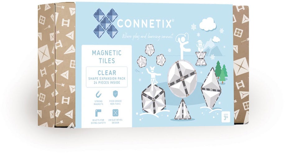 Connetix Bausatz Clear Shape Erweiterungsset 24 Teile von Connetix