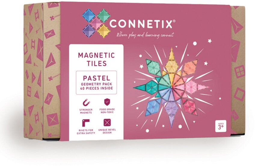 Connetix Bausatz Pastel Geometry Pack 40 Teile Connetix Bausatz Pastel Geometry Pack 40 Teile von Connetix