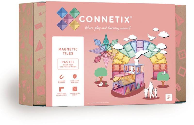 Connetix Bausatz Pastel Mega 202 Teile von Connetix