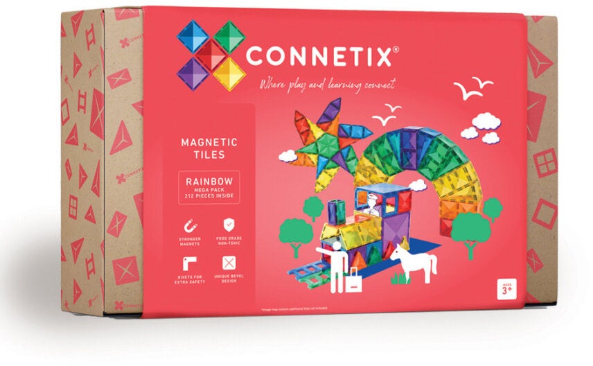 Connetix Bausatz Rainbow Mega Pack 212 Teile Connetix Bausatz Rainbow Mega Pack 212 Teile von Connetix