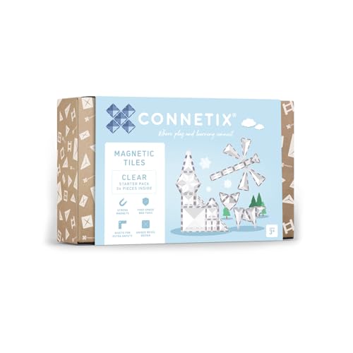 CONNETIX Magnetische Fliesen Klar Starterpaket, 34 Stück CONNETIX Magnetische Fliesen Klar Starterpaket, 34 Stück von Connetix