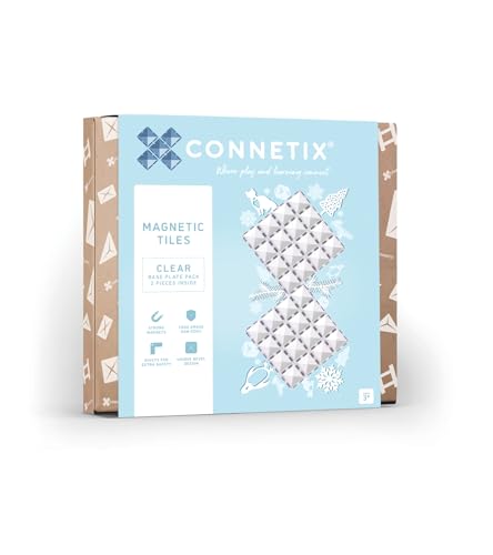 Connetix Klare Grundplatte Pack 2 Stück von Connetix