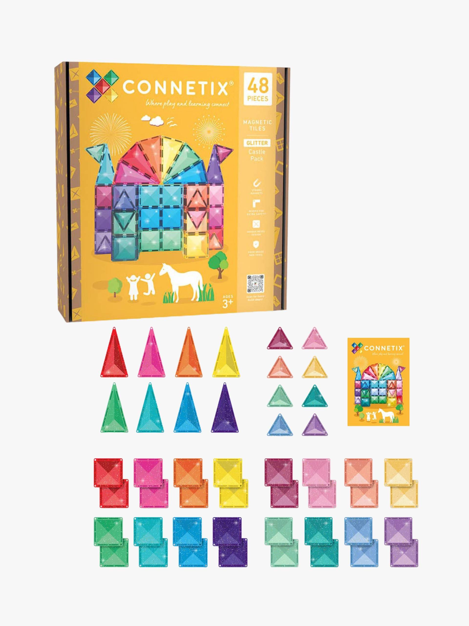 Connetix Magnetische Bauteile Glitzer Schloss 48 Teile Connetix Magnetische Bauteile Glitzer Schloss 48 Teile von Connetix